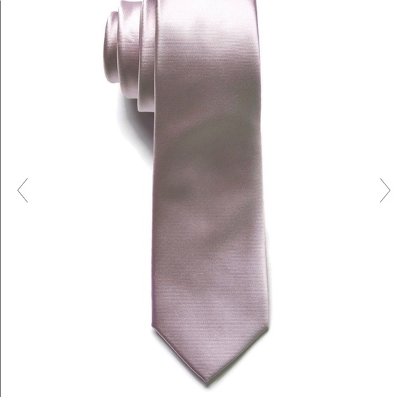 SIMON NECKTIE - DARK MAUVE SATEEN - Picture 3 of 4